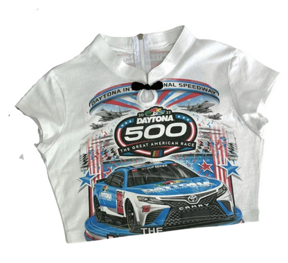 Daytona 500 Vintage Crop Top