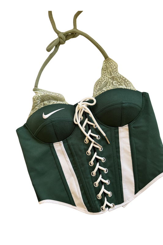 Green corset