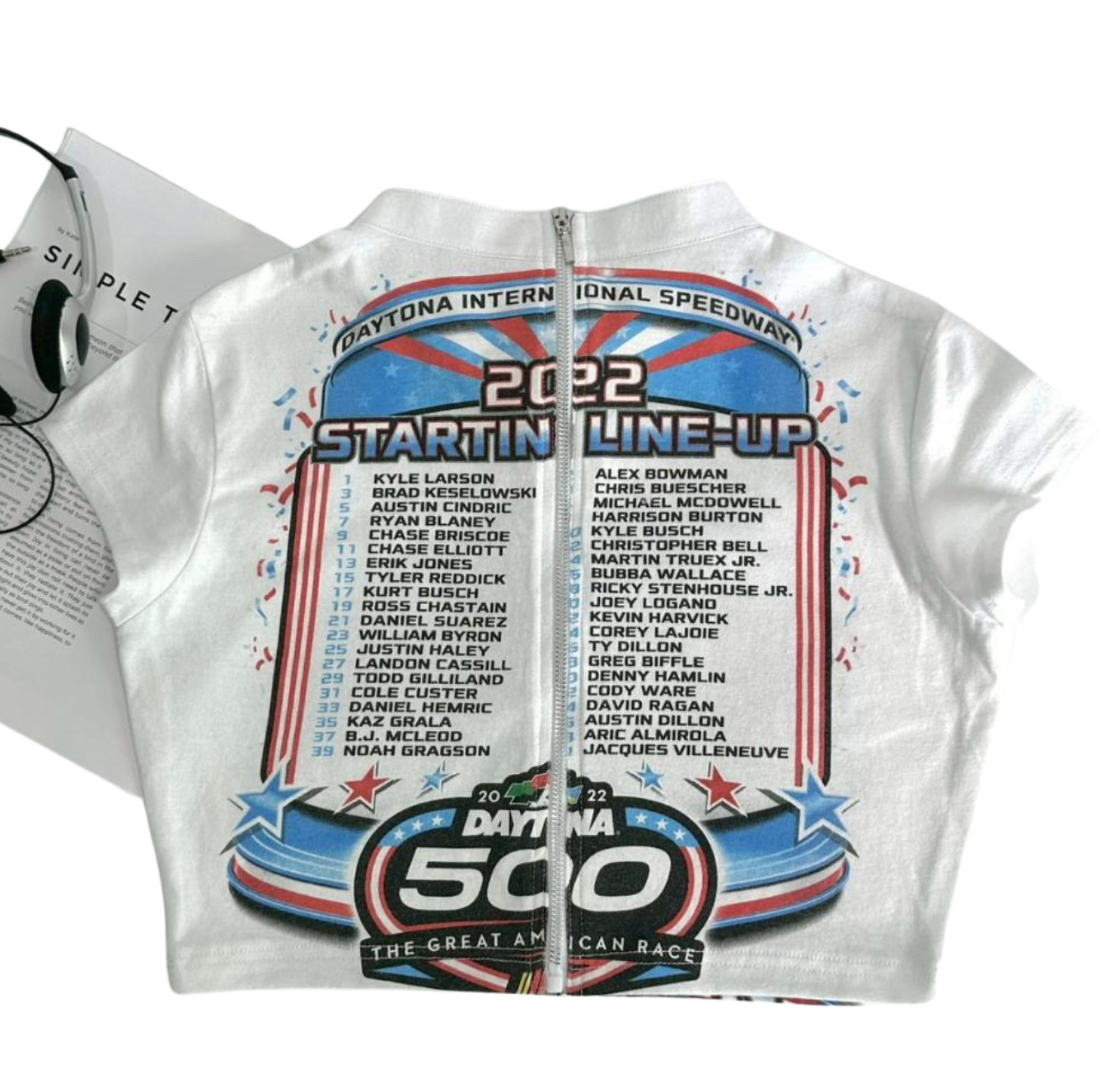 Daytona 500 Vintage Crop Top