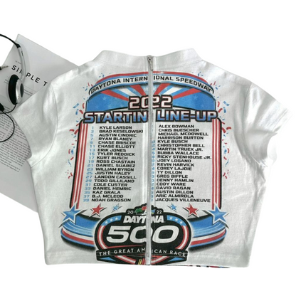 Daytona 500 Vintage Crop Top